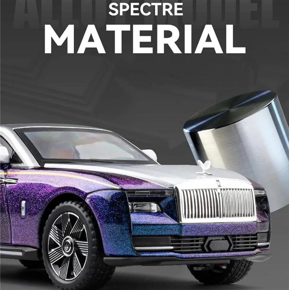 Rolls Royce Ghost Coupe Sports 1:24 Diecast Metal Toy Car (Multicolour :- Black, Blue)