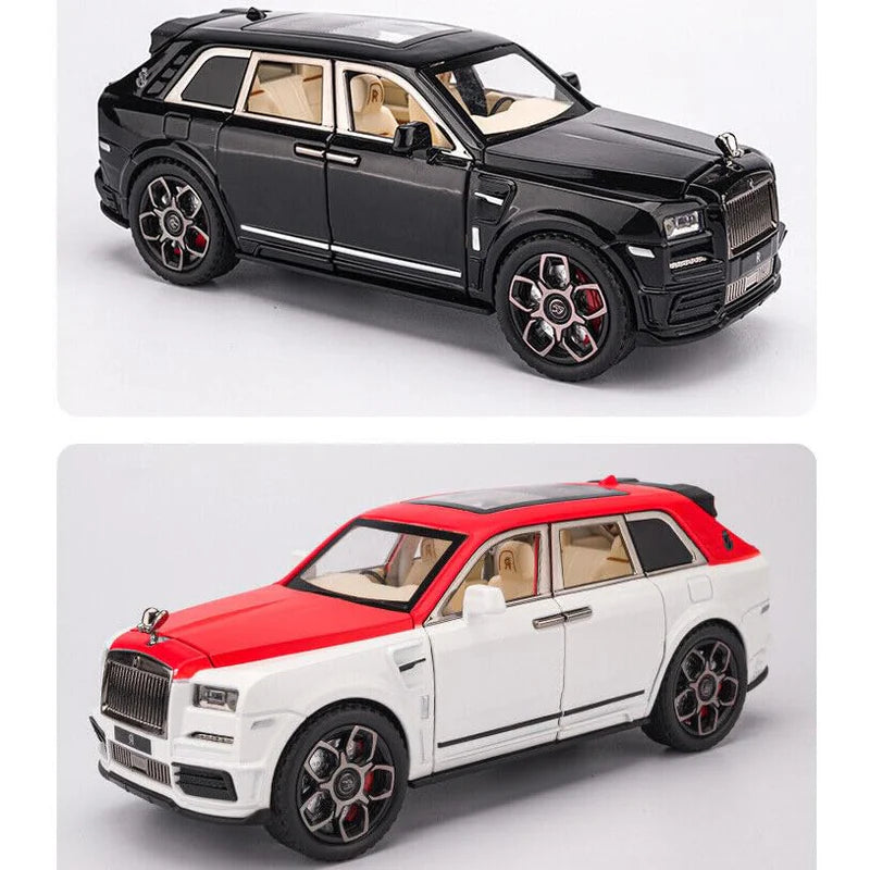 BIG SIZE ROLLS ROYCE CULLINAN 1:24 DIECAST METAL TOY CAR (MULTICOLOUR :- RED, BLUE, BLACK)