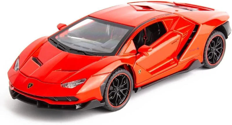 LAMBORGHINI CENTENARIO LP770 1:24 DIECAST METAL TOY CAR (MULTICOLOUR :- BLACK, RED, YELLOW)