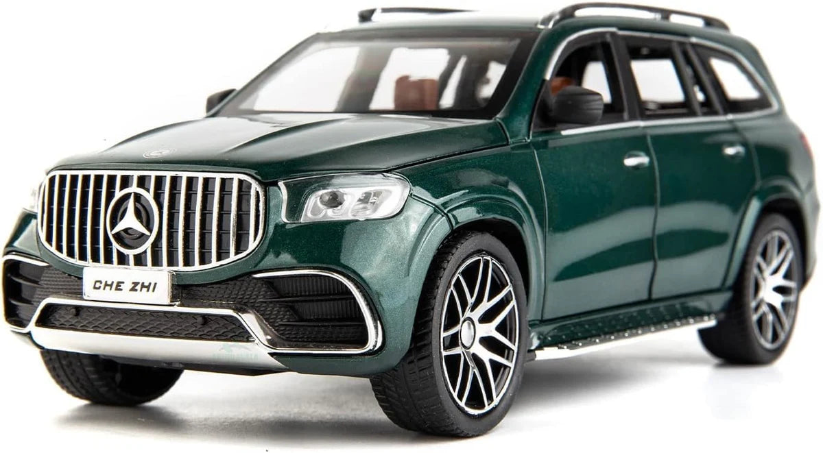 MERCEDES BENZ GLS63 MAYBACH 1:24 DIECAST METAL TOY CAR (MULTICOLOUR :- BLACK, GREEN, WHITE)