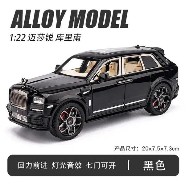 BIG SIZE ROLLS ROYCE CULLINAN 1:24 DIECAST METAL TOY CAR (MULTICOLOUR :- RED, BLUE, BLACK)