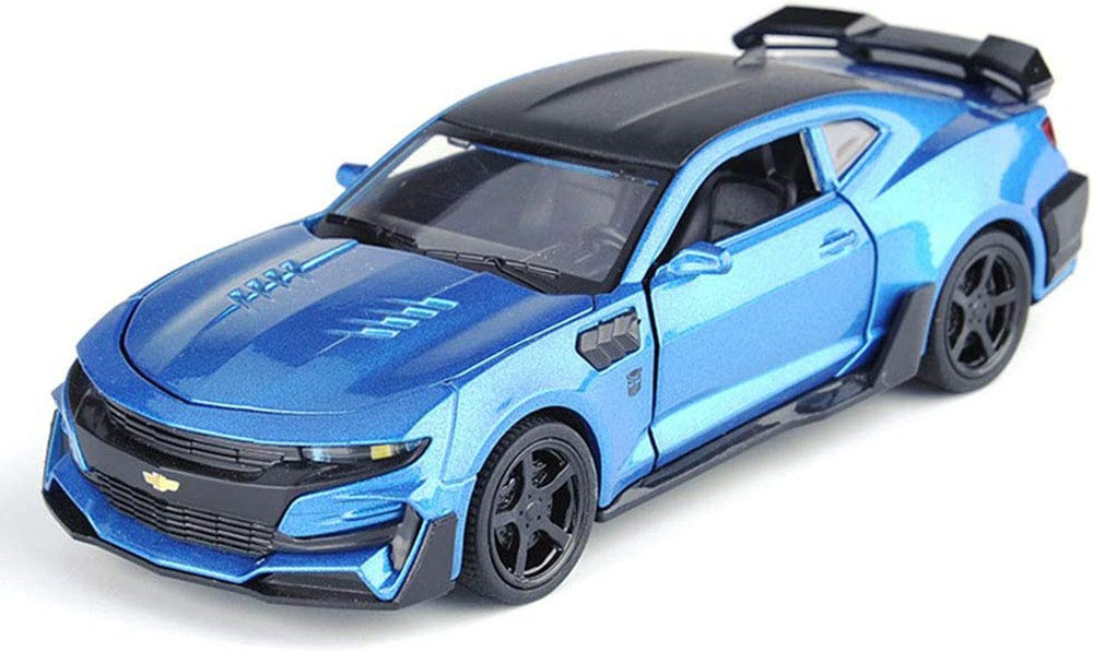 Chevy Camro 1:32 Diecast Metal Toy Car For Kid Sound And Light (Multicolour :- Yellow,Blue,Black)