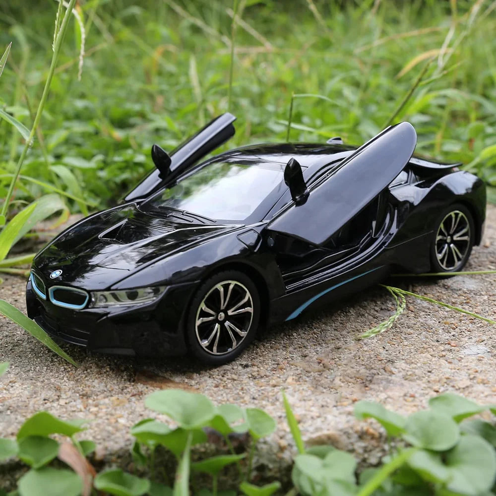 COMPATIBLE FOR BMW I8 1:24 DIECAST METAL TOY CAR (MULTICOLOUR :- WHITE, BLACK )