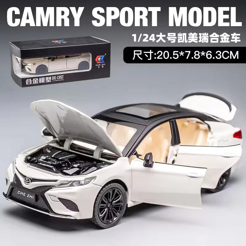 TOYOTA CAMRRY 1:24 DIECAST METAL TOY CAR (MULTICOLOUR :- BLACK, WHITE, RED)