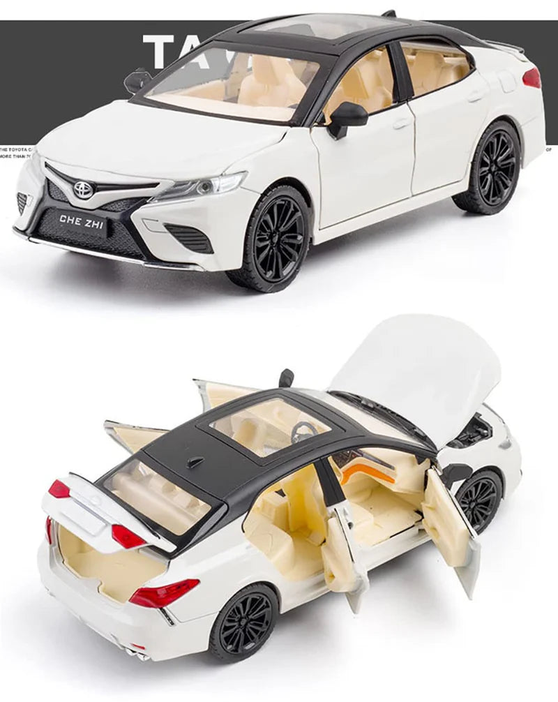 TOYOTA CAMRRY 1:24 DIECAST METAL TOY CAR (MULTICOLOUR :- BLACK, WHITE, RED)