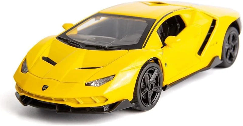 LAMBORGHINI CENTENARIO LP770 1:24 DIECAST METAL TOY CAR (MULTICOLOUR :- BLACK, RED, YELLOW)