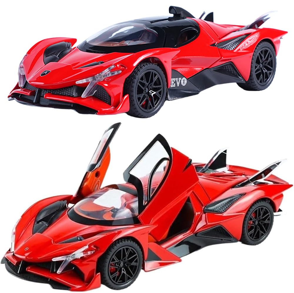 APOLLO SPORT CAR EXCLUSIVE 1:24 DIECAST METAL TOY CAR (MULTICOLOUR:- ORANGE, STARLIGHT, RED, BLACK)