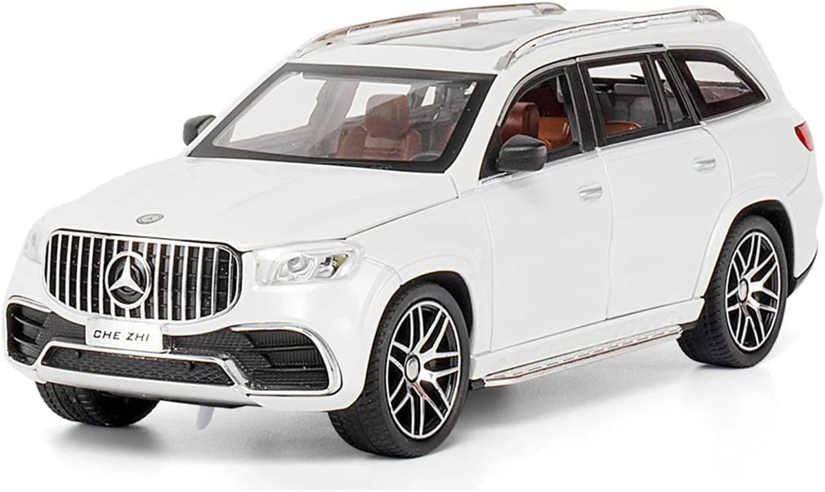 MERCEDES BENZ GLS63 MAYBACH 1:24 DIECAST METAL TOY CAR (MULTICOLOUR :- BLACK, GREEN, WHITE)