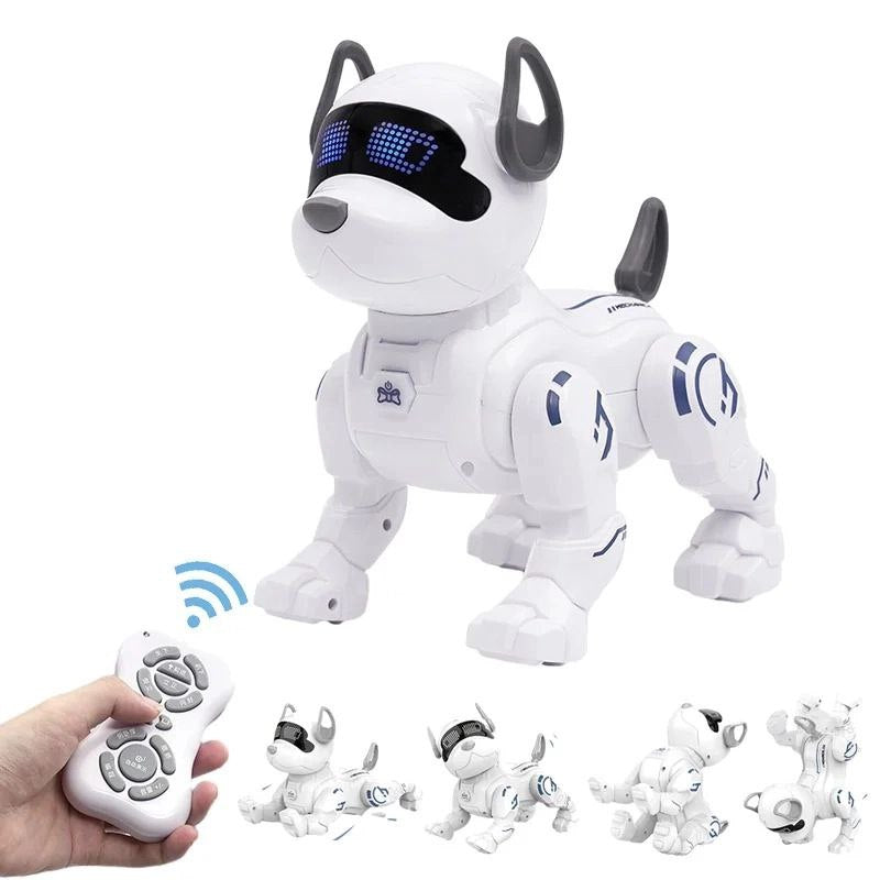 Electric/Rc Animals Rc Robot Electronic Dog Stunt Walking Dancing Toy Intelligent Touch Remote Control Electric Pet for Childrens Toy (Dog Stunt Walking Dancing Toy)