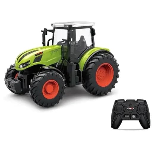 Remote Control Tractor Toy Rc Farmer Car, Farmer Harvest Expert Full Function Remote Control Toy for Kids