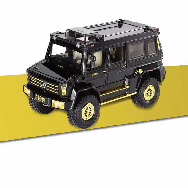 MERCEDES-BENZ UNIMOG 1:24 DIECAST METAL TOY CAR (MULTICOLOUR PACK OF 1)