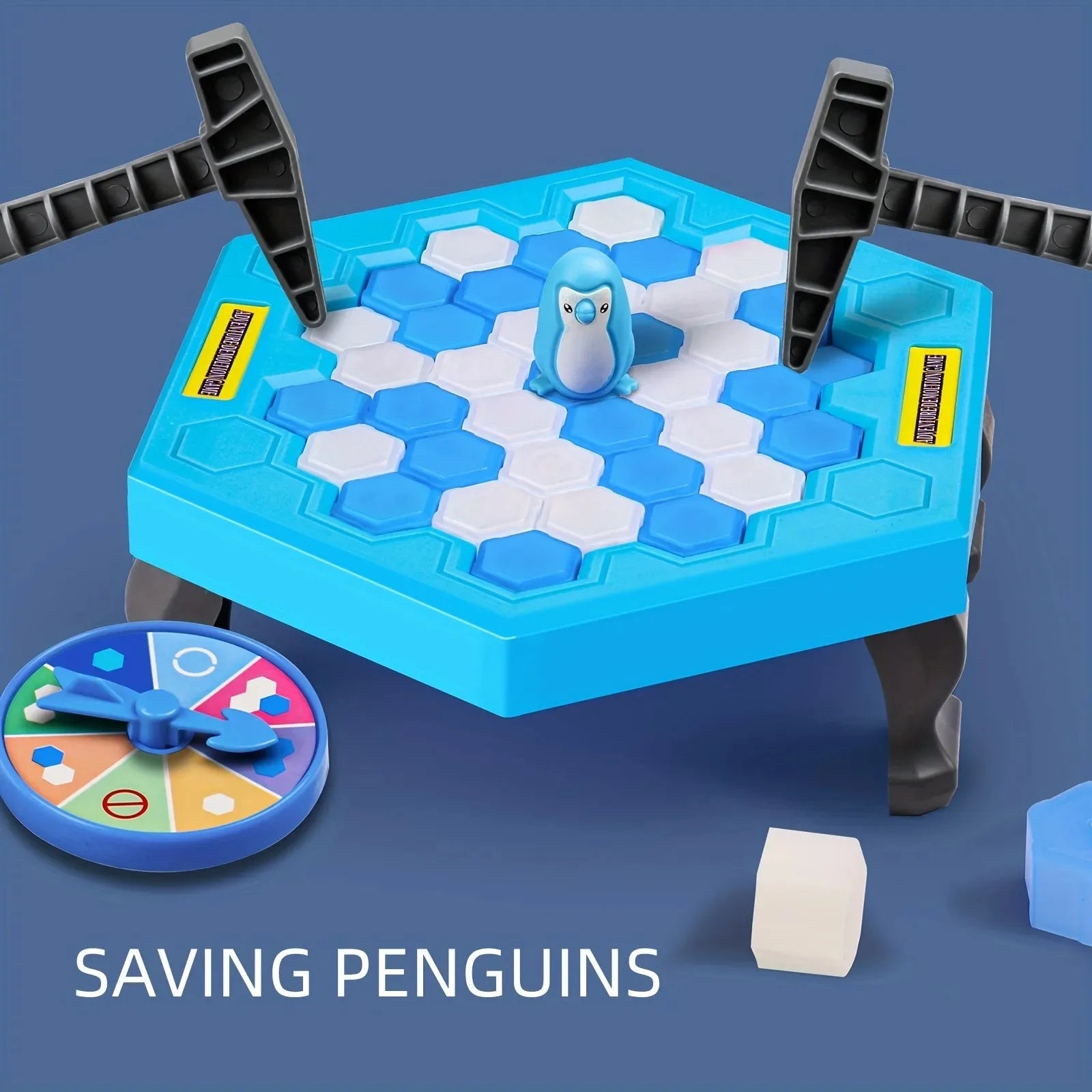 Arctic Adventure Penguin Ice Breaker - Family Puzzle & Strategy Game with Ice Blocks, Save The Penguin - Perfect for Parties & Desktop Fun!