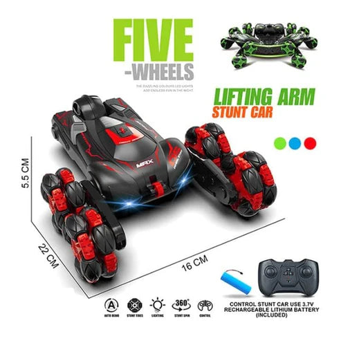 RC Stunt Car 360 Degree Spinning High Speed Telescopic Rotating Remote Control Climbing rc Toy Drift Stunt car