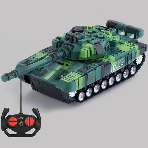 Remote-controlled army tank | Military tank | RC military tank toy with LED lights