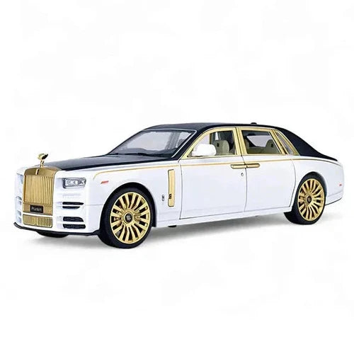 ROLLS ROYCE PHANTOM - LUX GOLD 1:24 DIECAST METAL TOY CAR