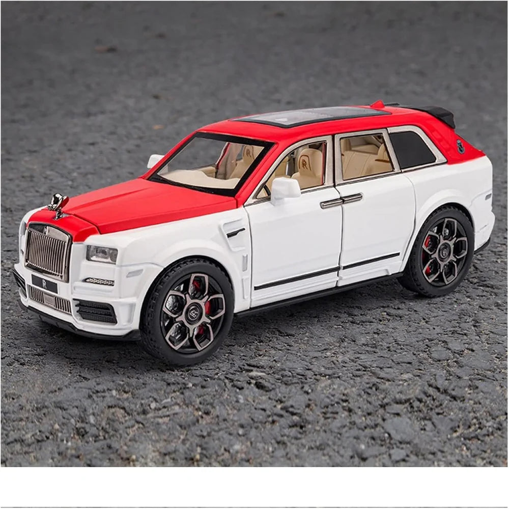 BIG SIZE ROLLS ROYCE CULLINAN 1:24 DIECAST METAL TOY CAR (MULTICOLOUR :- RED, BLUE, BLACK)