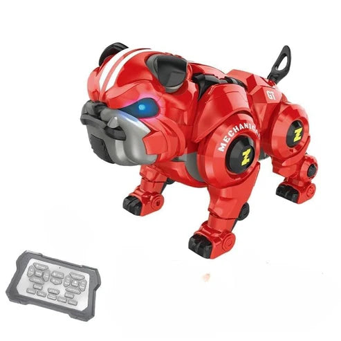 Remote Control Robot Rechargeable Programing Stunt Robo Dog with Sing, Dance, Touch Function, Robotic Dog Toy for Boys Ages 5 6 7 8 9 10+ Birthday Gifts, Red