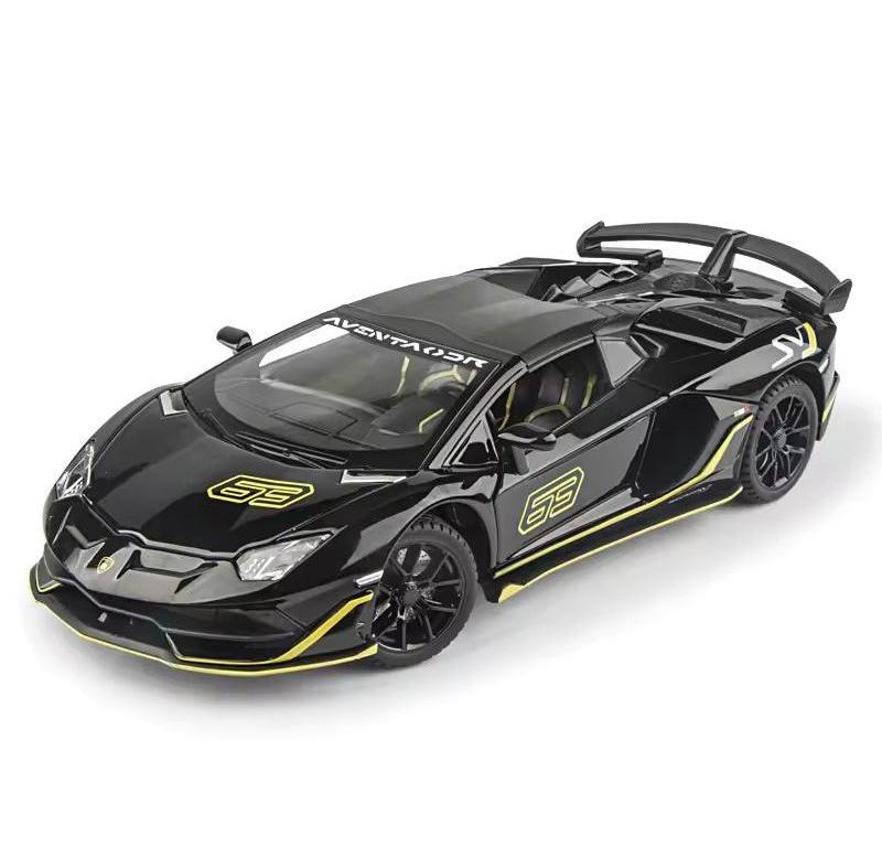 LAMBORGHINI SVJ-63 1:24 DIECAST METAL TOY CAR (MULTICOLOUR :- GRAY, GREEN ,YELLOW, BLACK)