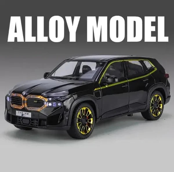 BMW XM 1:24 DIECAST METAL TOY CAR (MULTICOLOUR :- BLACK, WHITE, GREEN, BLUE)