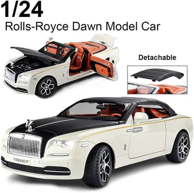 ROLLS-ROYCE CONVERTIBLE SUPER SPORTS 1:24 DIECAST METAL TOY CAR (MULTICOLOUR :- BLACK, PURPLE, SKYBLUE, WHITE)