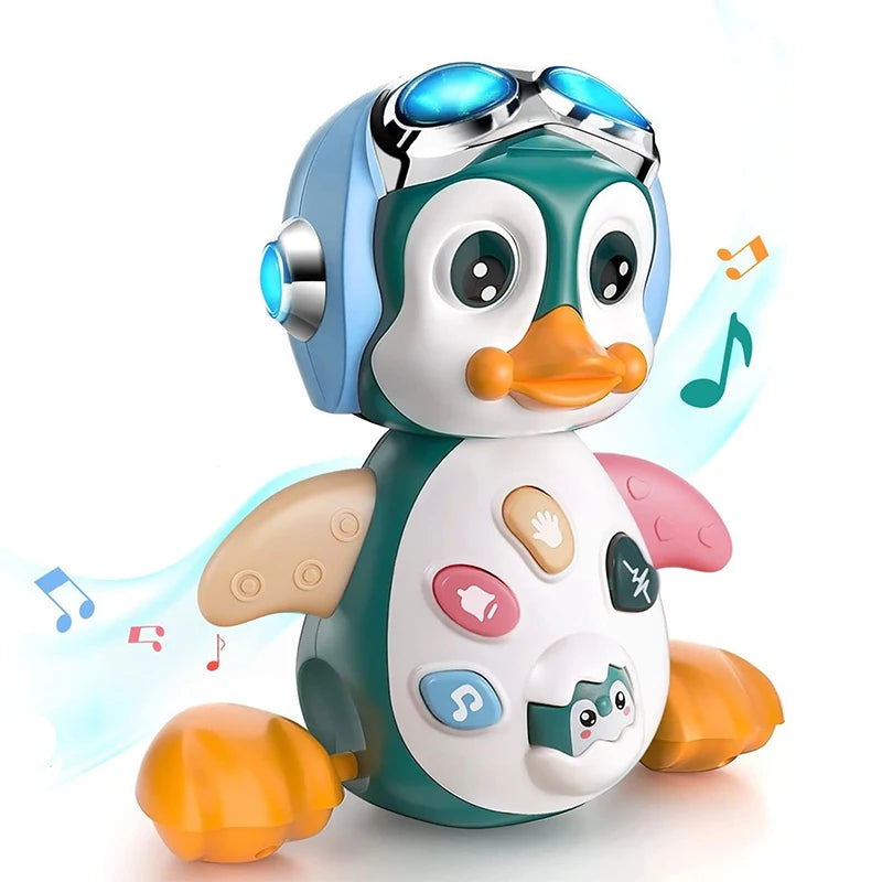 Penguin Baby Toy/ Musical Light up Babies Toddler Infant Crawling Walking Toy for Girl Boy