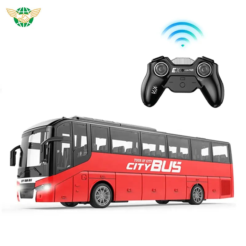 Remote Control Luxury City Bus /Rc Bus With Light/Remote Control Luxury Bus-Multicolor - Kids