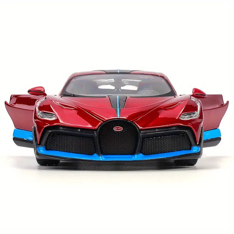 Bugatti Divo Sport 1:32 Diecast Metal Toy Car Pullback Toy Car with Sound and Light Best Toys Gifts For Kids (Multicolor, Pack Of1)