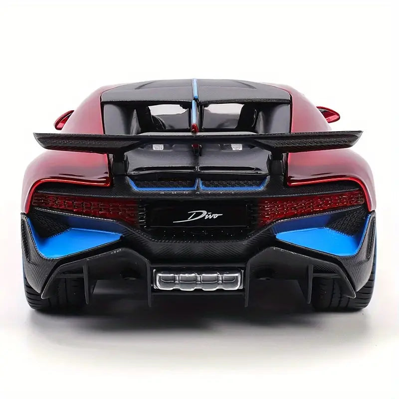 Bugatti Divo Sport 1:32 Diecast Metal Toy Car Pullback Toy Car with Sound and Light Best Toys Gifts For Kids (Multicolor, Pack Of1)