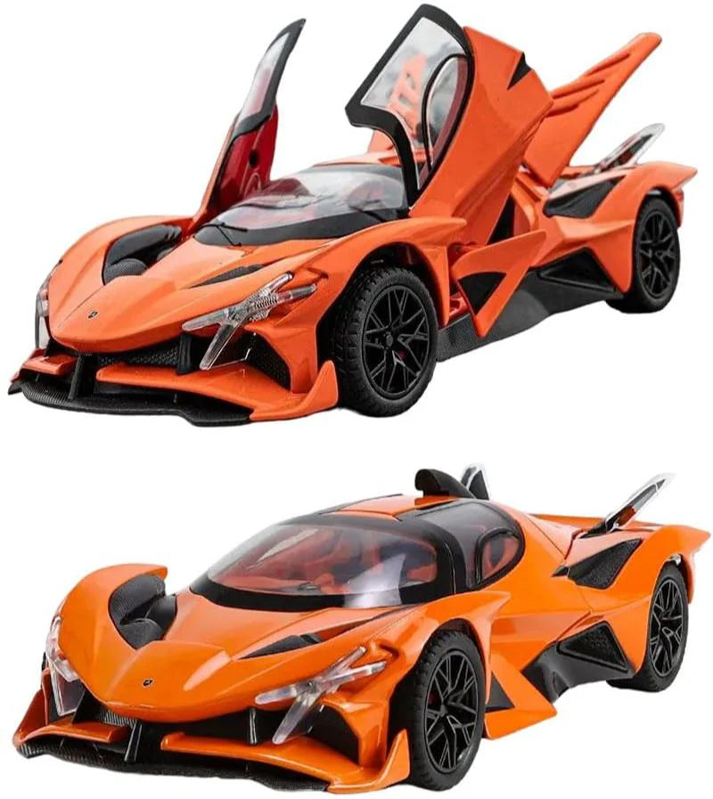 APOLLO SPORT CAR EXCLUSIVE 1:24 DIECAST METAL TOY CAR (MULTICOLOUR:- ORANGE, STARLIGHT, RED, BLACK)