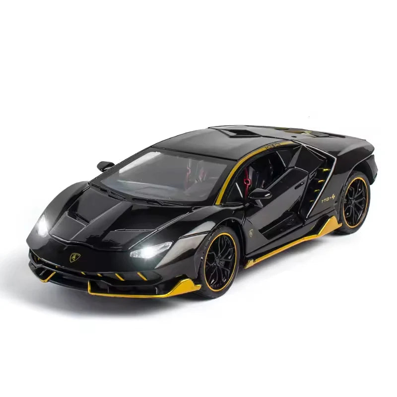 LAMBORGHINI CENTENARIO LP770 1:24 DIECAST METAL TOY CAR (MULTICOLOUR :- BLACK, RED, YELLOW)