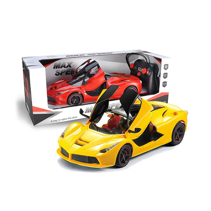 Rechargeable Ferrari Style Remote Control Car With Opening Doors