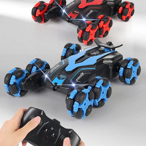 6-wheel RC car double sided drifting Spray twisting climbing stunt Gesture Remote Control Car