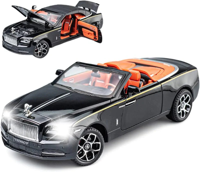 ROLLS-ROYCE CONVERTIBLE SUPER SPORTS 1:24 DIECAST METAL TOY CAR (MULTICOLOUR :- BLACK, PURPLE, SKYBLUE, WHITE)