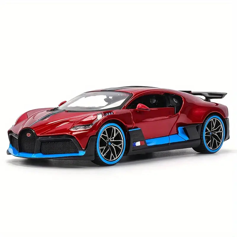 Bugatti Divo Sport 1:32 Diecast Metal Toy Car Pullback Toy Car with Sound and Light Best Toys Gifts For Kids (Multicolor, Pack Of1)