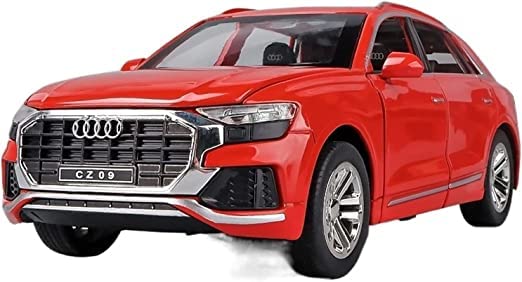 Audi Q8 1:24 Diecast Metal Toy Car Openable Doors Light Sound Multicolour (Pack Of 1)