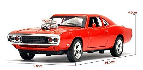 Fast and Furious FF8 1:32 DieCast Metal Toy Car (Multicolour :- Black, Blue, Red , White) [Size : 6.69in*2.36in*1.77in] ( MULTICOLOUR )