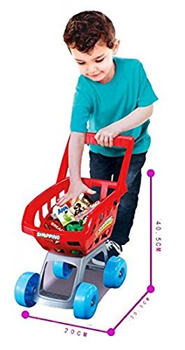 Supermarket Play Set Baby Bucket Shopping Cart