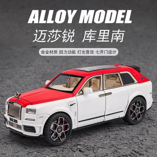 BIG SIZE ROLLS ROYCE CULLINAN 1:24 DIECAST METAL TOY CAR (MULTICOLOUR :- RED, BLUE, BLACK)