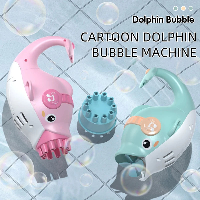 DOLPHIN WATER BUBBLE GUN BUBBLE MACHINE CUTE GUN TOY