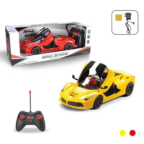 Rechargeable Ferrari Style Remote Control Car With Opening Doors