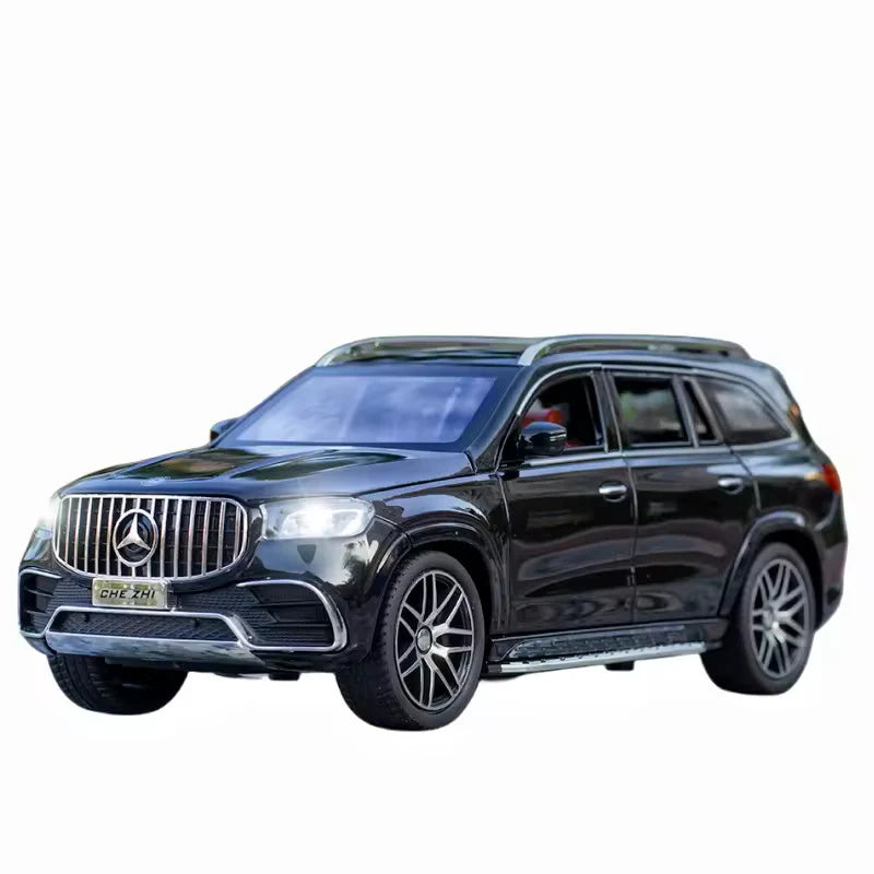 MERCEDES BENZ GLS63 MAYBACH 1:24 DIECAST METAL TOY CAR (MULTICOLOUR :- BLACK, GREEN, WHITE)