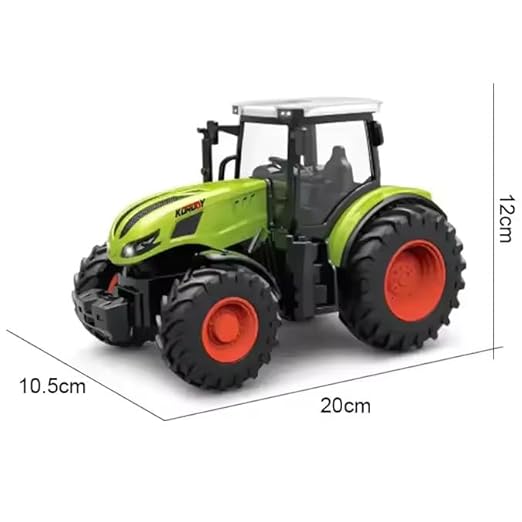 Remote Control Tractor Toy Rc Farmer Car, Farmer Harvest Expert Full Function Remote Control Toy for Kids