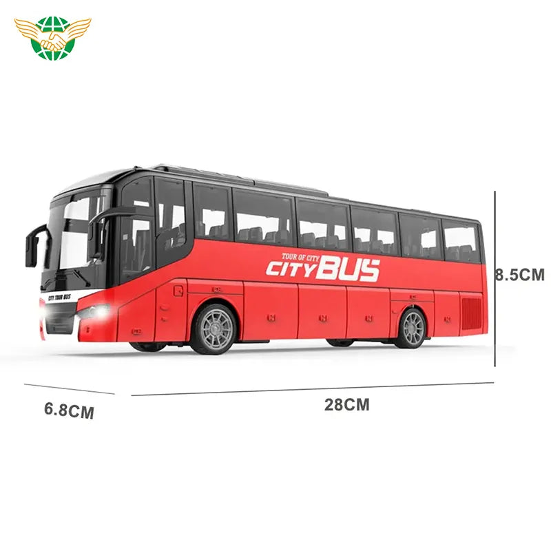 Remote Control Luxury City Bus /Rc Bus With Light/Remote Control Luxury Bus-Multicolor - Kids