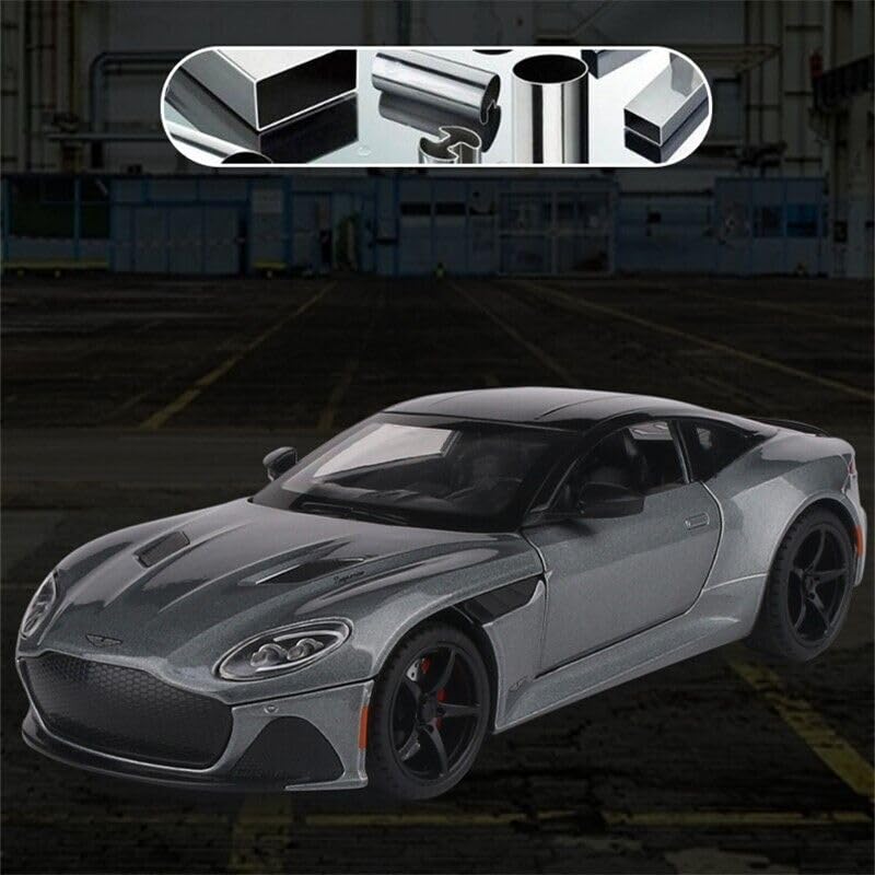 Aston Martin GT 1:24 Alloy Diecast Metal Toy Car Model Sound and Light Pull Back Collection Kids toy[3 Color available Any 1 Random Send ][22CM*9CM*8CM]