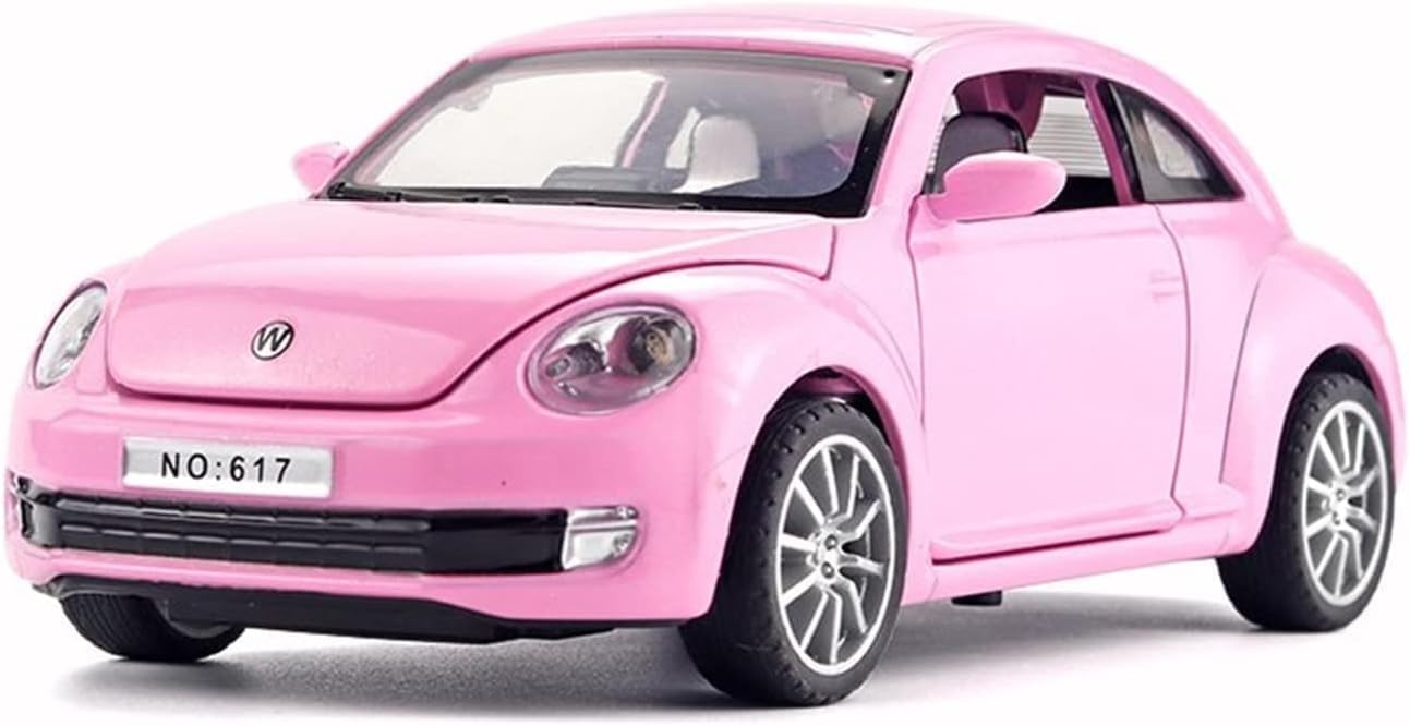 Volkswagen Beetle 1:32 Diecast Metal Toy car for Kids with Openable Doors & Light, Music Toy Vehicle for Kids【 MULTICOLOR 】