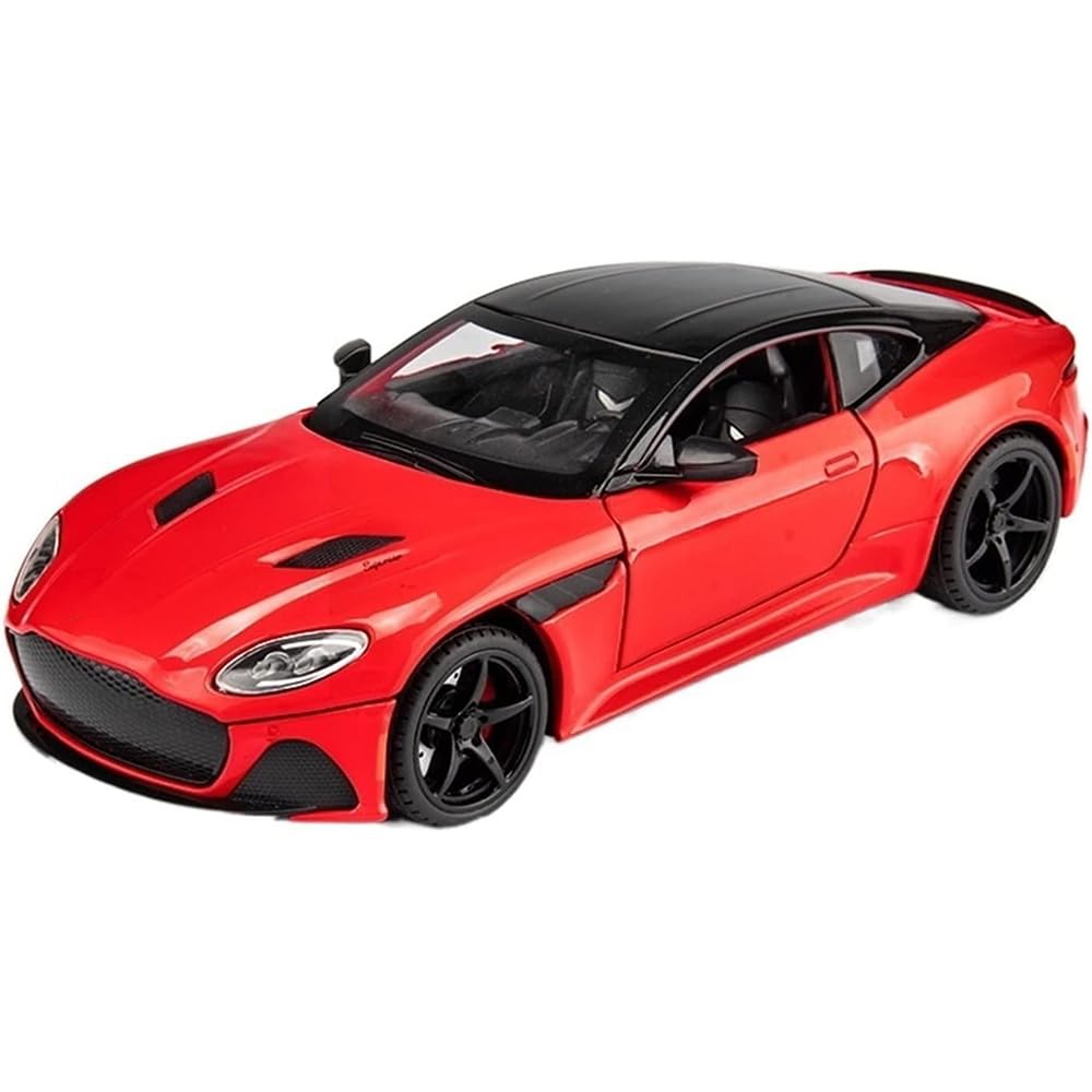 Aston Martin GT 1:24 Alloy Diecast Metal Toy Car Model Sound and Light Pull Back Collection Kids toy[3 Color available Any 1 Random Send ][22CM*9CM*8CM]