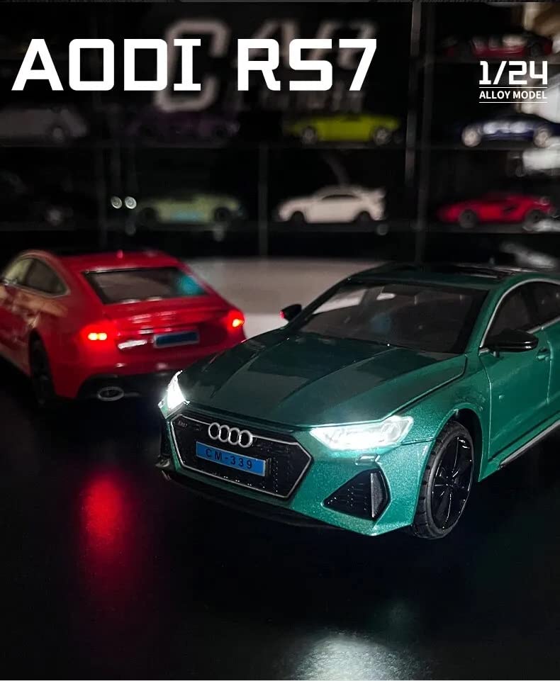 Audi RS7 1:24 Diecast Metal Toy Car (20x8 cm)