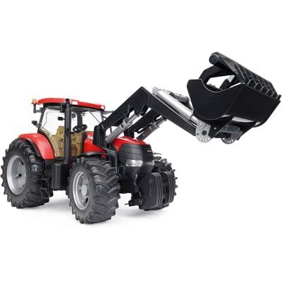 REMOTE CONTROL FARM TRACTOR FOR KIDS, REALISTIC RC TRACTOR WITH REAR LOADER AND FRONT LOADER, MULTI COLOUR [SIZE:-21CM*12CM*7CM]