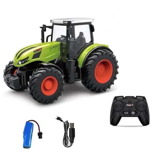 Remote Control Tractor Toy Rc Farmer Car, Farmer Harvest Expert Full Function Remote Control Toy for Kids