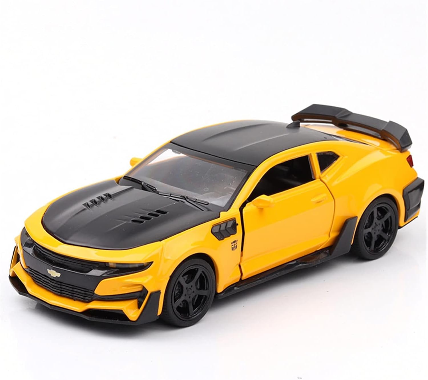 Chevy Camro 1:32 Diecast Metal Toy Car For Kid Sound And Light (Multicolour :- Yellow,Blue,Black)